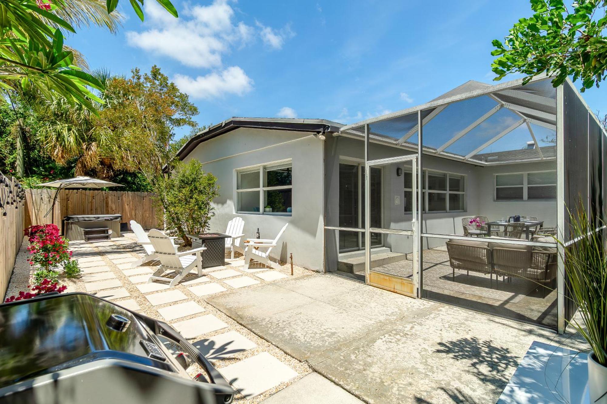 West Palm Beach Elegant 5Br With Hot Tub And Fire Pit Near Beach Exterior photo
